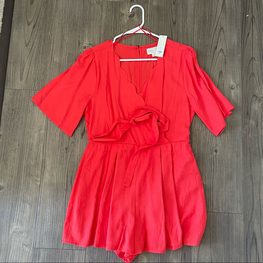 Red Boutique Romper BNWT